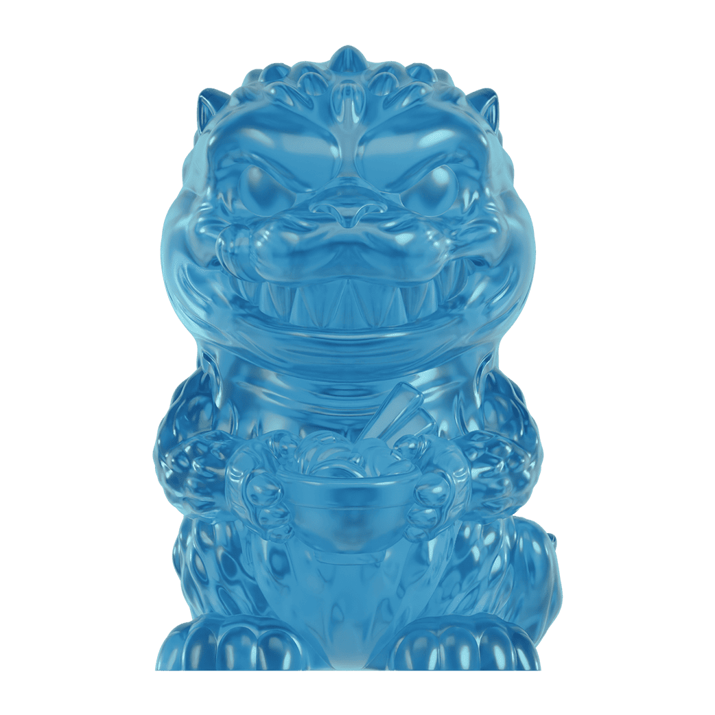 452  ゴジラ GODZILLA Trans Blue – Rokimoto